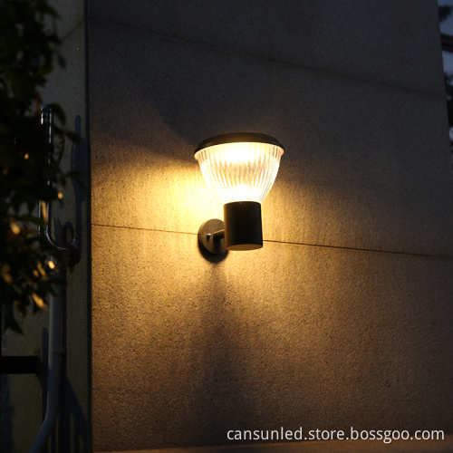 IP65 High Brightness Solar Outdoor Wall Lamp 8W/12W with 3 Years Warranty